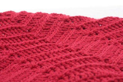 Ridged Ripple Baby Blanket