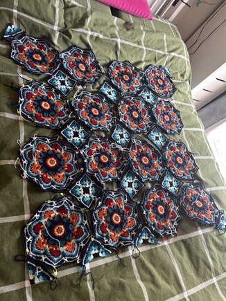 Persian Tile Blanket #5