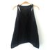 Black Linen Tank Top