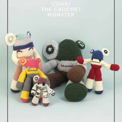 "Conki the Crochet Monster" - Free Crochet Pattern in Paintbox Yarns
