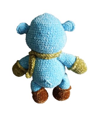 Crochet Pattern Hippo Bruno