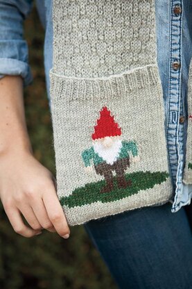 Gnome and Toadstool Scarf