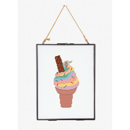 Rainbow Cone in DMC - PAT0792 - Downloadable PDF