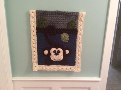 My Lil Monkey Blanket Set