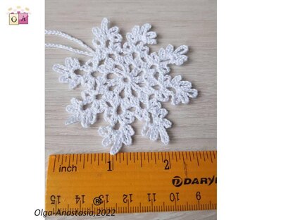 Crochet snowflake 15