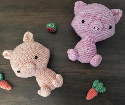 Cute piglet chanchito amigurumi