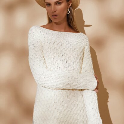 Honey Sweater in Rowan Cotton Cashmere - RM004-00006-UK - Downloadable PDF