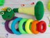 Stacking rings Rainbow Frog