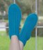 Super Easy Slipper Socks - Ladies Shoe Sizes 4-10