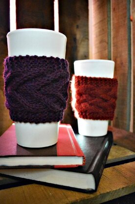 "The Antlers" Seamless Coffee Cozy Zarf