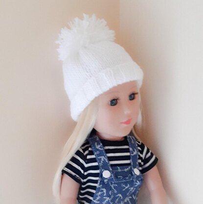 Festive Beanie for Doll