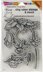 Stampendous Cling Stamp W/ Template Set - Fuchsia Trio