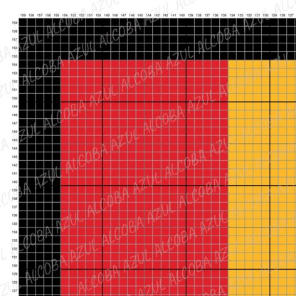 C2C Crochet Pattern Striped Rasta Blanket Rastafari Throw Reggae Afghan