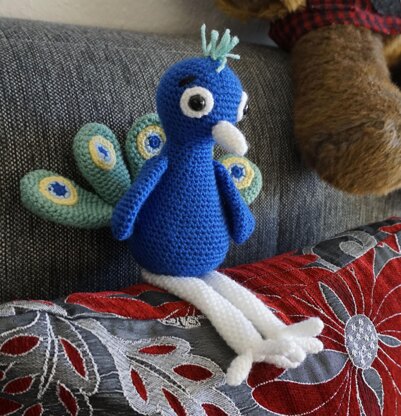 Crochet Pattern for the Peacock Phil!