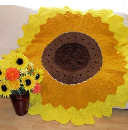 Stunning Sunflower Afghan