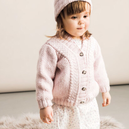 Cardigan and Hat in Rico Baby Dream DK Uni - 792 - Downloadable PDF