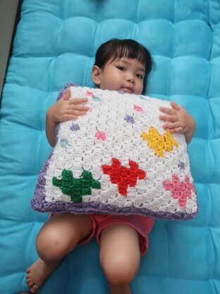 Raining Hearts & Blooming Hearts Pillow Cover