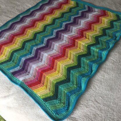 Rainbow baby blanket