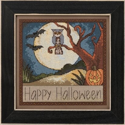 Mill Hill Happy Halloween Cross Stitch Kit - 7in x 7in