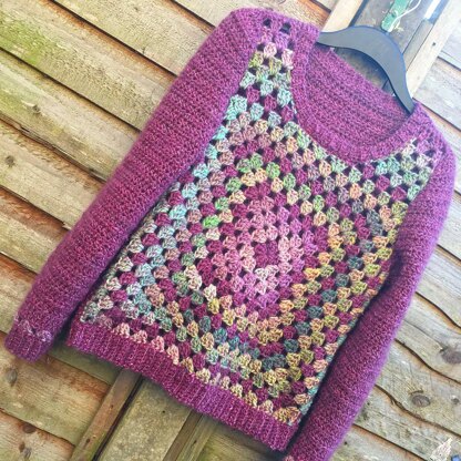 Margaret Granny Square Pullover