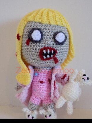 Zombie PJ girl