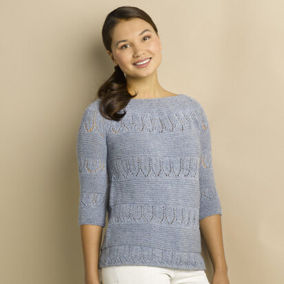 881 Icewine - Jumper Knitting Pattern for Women in Valley Yarns Sunderland