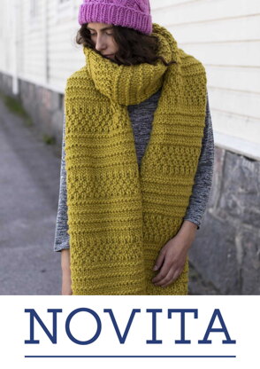 Aino Scarf in Novita Hygge - Downloadable PDF