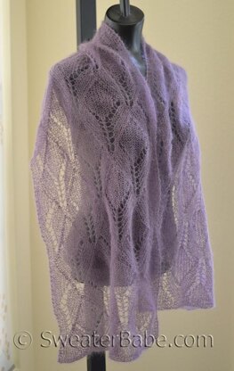 #306 Amethyst Shawl