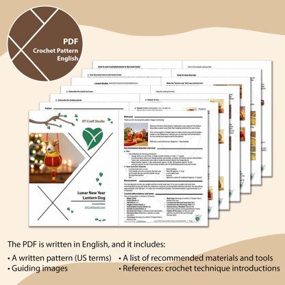 Lunar New Year Lantern Dog