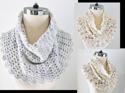 Elegant Lace Cowl Scarf