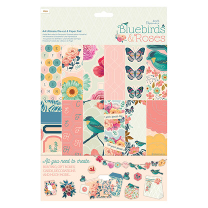 West Designs Bluebirds & Roses Bundle Pack