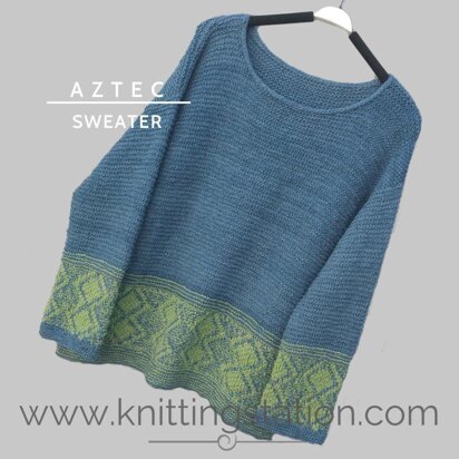 Aztec Sweater Bi-Colour