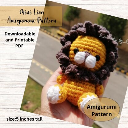Mini Lion Amigurumi