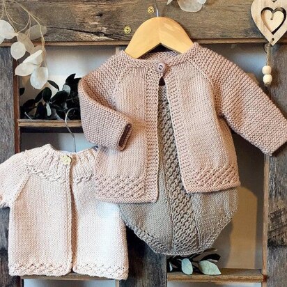 Maebry rompers and cardigan set - P151, P152 & P153