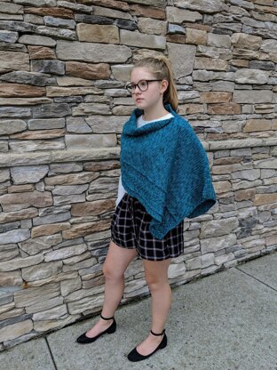 Braided Cable Wrap or Poncho