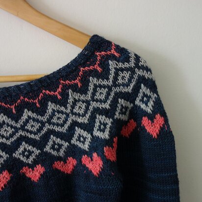 Fairisle Hearts Sweater