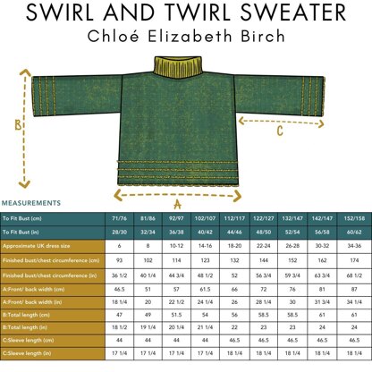 Swirl and Twirl beginner crochet Sweater