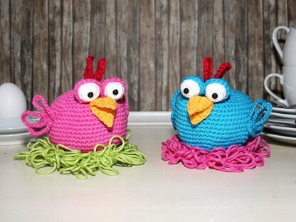 Chicken - Egg Sitter - Egg Cozy - Amigurumi