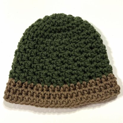 Seed Stitch Baby Cloche Hat