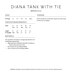 MillaMia Diana Tank With Tie PDF