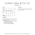 MillaMia Diana Tank With Tie PDF.