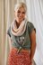 Interrupted Cowl in Universal Yarn Bamboo Bloom Handpaints - Downloadable PDF