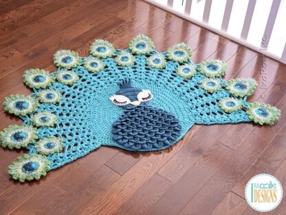 Pavo the Peacock Rug