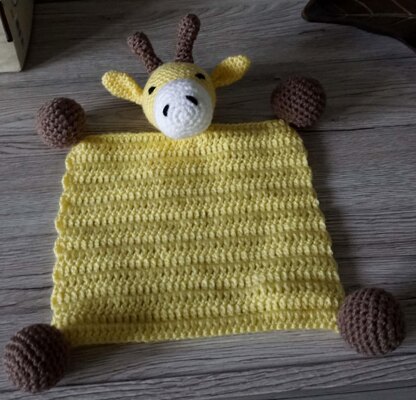 Amigurumi Häkelanleitung Schnuffeltuch Giraffe Amy ♥