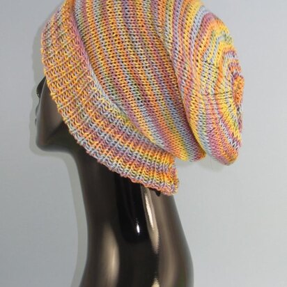 Self Striping Super Slouch Hat