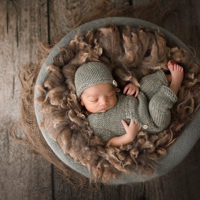 Ivy league romper set - knitting pattern