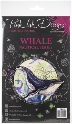 Creative Expressions Pink Ink Designs A5 Clear Stamp Set - Whale