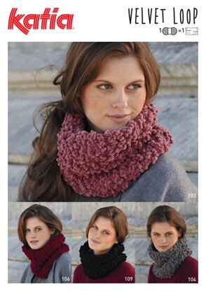 Neck Warmer in Katia Velvet Loop