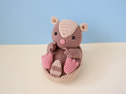 Arlo the Armadillo Amigurumi