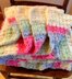 Crochet Cotton Candy Fluffy Blanket